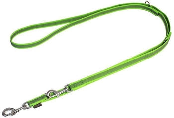 Mystique Gummierte Führleine 20mm 250cm neon grün