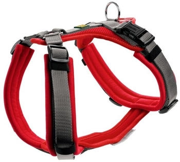HUNTER Geschirr Maldon Up mit Griff rot/grau Gr. M-L