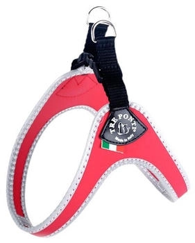 Tre Ponti TP200 Easy Fit Classic mit Click-Verschluss und reflektierendem Rand rot