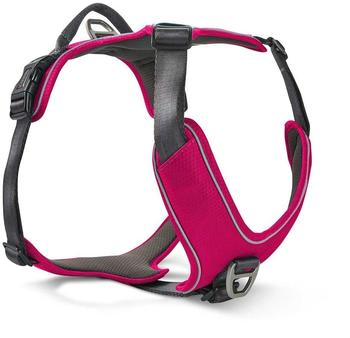 Wolters Hunde-Leuchtgeschirr Active Pro Comfort magenta/anthrazit 70 - 85 cm