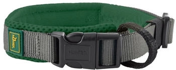 HUNTER Halsung Maldon Hundehalsband Gr. M dunkelgr&uuml;n/grau