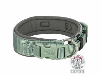 Trixie Premium Halsband extra breit salbei/grafit Gr. XS-S