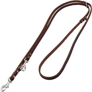 Heim Führleine Soft 3-fach verstellbar 10mm/2,4m braun