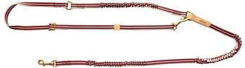 Niggeloh Leder Umhängeleine Stretch weiß/rot