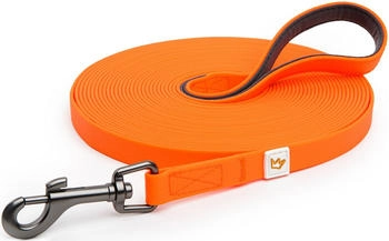 Rudelkönig Schleppleine mit Handschlaufe orange 10 m