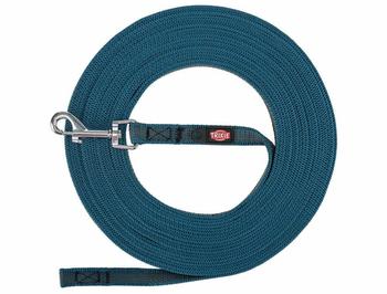 Trixie Schleppleine gummiert 15 mm petrol S-M 5 m