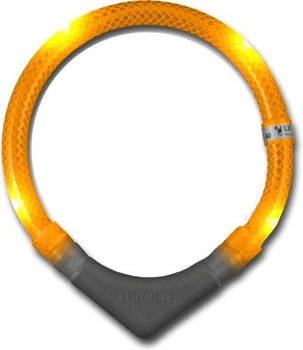 Leuchtie Plus Halsband 35cm sonnengelb