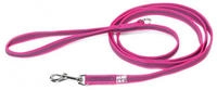 IDC Color & Gray gumierte Leine, 20 mm x 2 m mit Schlaufe und D-Ring, Pink-Grau