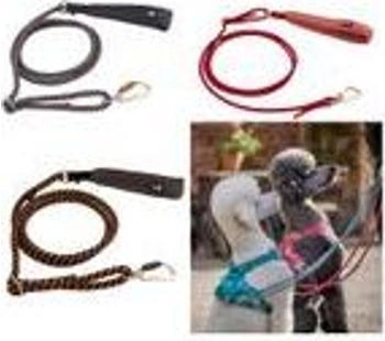 Hurtta Adjustable rope leash ECO blackberry 120-180cm/6mm