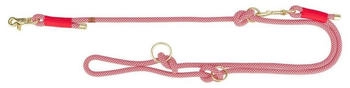 Trixie Soft Rope Verlängerungsleine, /ø 6 mm, rot/creme XS-S: 2,00 m