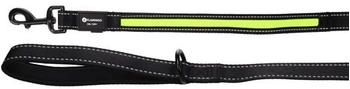 Flamingo Leine Flitzy schwarz/gelb, Maße: 130 cm / 25 mm