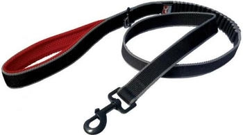 Kurgo Leine Springback Leash schwarz/rot
