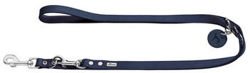 HUNTER Verstellbare Führleine Aalborg dunkelblau, Maße: 20 mm / 200 cm