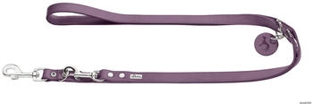 HUNTER Verstellbare F&uuml;hrleine Aalborg lila, Ma&szlig;e: 16 mm / 200 cm