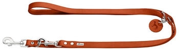 HUNTER Verstellbare F&uuml;hrleine Aalborg orange, Ma&szlig;e: 13 mm / 200 cm