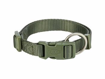 Trixie Premium Halsband, olivgrün XS-S: 22-35 cm/10 mm