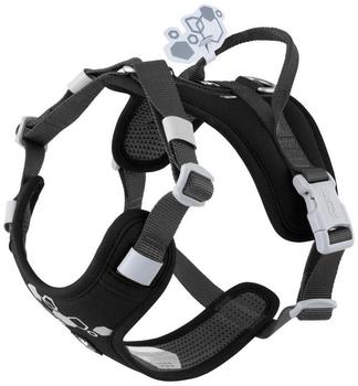 Hurtta Weekend Warrior Geschirr II ECO raven (schwarz), Größe: 40-50 cm