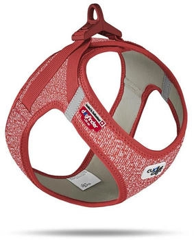 Curli Clasp Vest Geschirr Merino rot Hundegeschirr 2XS
