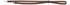 Trixie Rustic Fettleder-Verlängerungsleine dunkelbraun M-L 2 m / 20 mm
