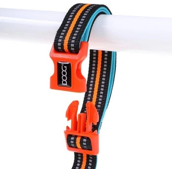 Doog Neon Leine CLIP-IT Beethoven aqua/orange