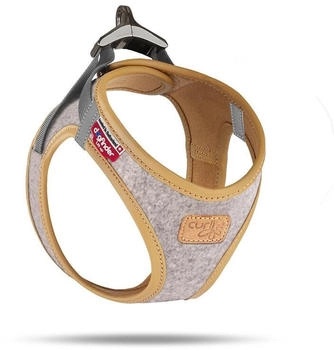 Curli Clasp Vest Geschirr Alpine Light Gray, Größe: L