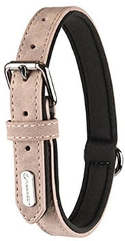Flamingo Halsband Delu taupe, Verstellmöglichkeit: 31-39 cm