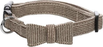 Flamingo Halsband mit Schleife Herbert hellbraun, Größe: M
