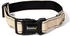 Lionto verstellbares Hundehalsband beige M