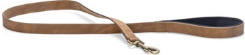 Beeztees Hundeleine Balacron Ax Kunstleder braun, Maße: 110 cm / 25 mm