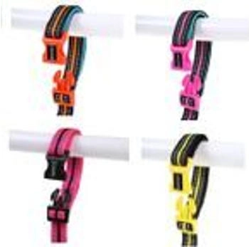 Doog Neon Leine CLIP-IT Lady pink/grau