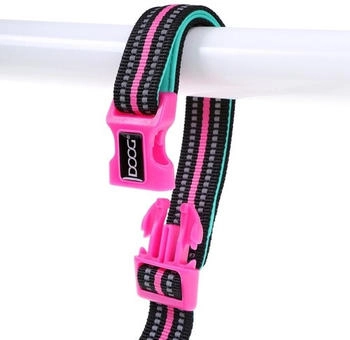 Doog Neon Leine CLIP-IT Rin Tin Tin green / pink