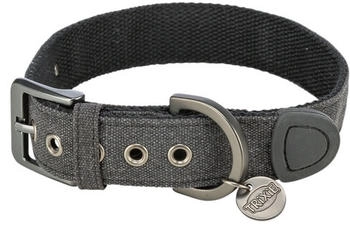 Trixie CityStyle Halsband Canvas, extra breit schwarz, Größe: XS-S