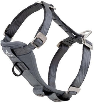 Kurgo Enhanced Strenght Tru-Fit-Smart Harness (incl. Seat Belt Tether) charcoal Gr. XL