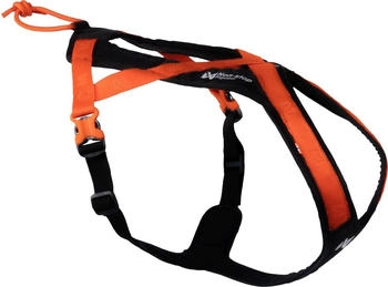Non-stop dogwear Geschirr Rush Harness schwarz/orange, Größe: 3