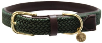 Kentucky Horsewear Kentucky Dogwear Hundehalsband geknüpftes Nylon Olivgrün XL 71cm