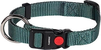 Flamingo Halsband Ziggi dunkelgrün, Größe: S