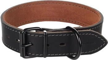 Flamingo Halsband Montana breit schwarz, Größe: M - L