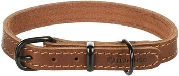 Flamingo Halsband Montana cognac, Größe: S