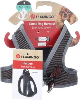 Flamingo Geschirr Step & Go Herbert dunkelbraun, Größe: S