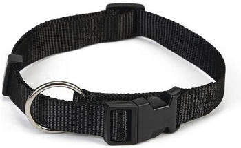 Beeztees Halsband - Schwarz - Nylon - 22-35 cm x 10 mm