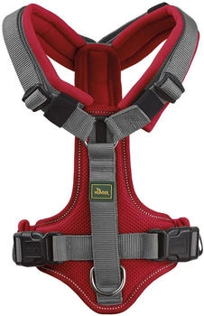 HUNTER Geschirr Maldon Up rot/grau 47-69/S-M