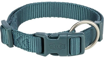 Trixie Premium Halsband, petrol S-M: 30-45 cm/15 mm