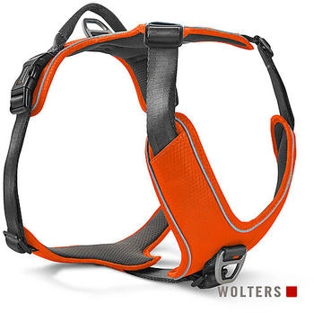 Wolters Geschirr Active Pro Comfort rot-orange/anthrazit, Größe: 4