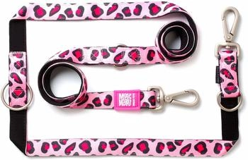 Max & Molly Multi-Function Hundeleine Leopard Pink (120010)