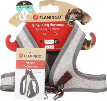 Flamingo Geschirr Step & Go Nelson grau, Größe: M