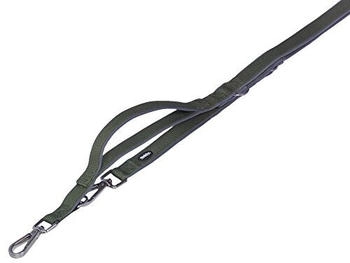 Nobby Führleine mit Kurzführer Classic Preno Royal olivgrün L x B: 200 x 25/35 cm - [GLO689300735]