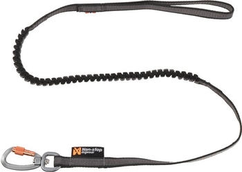 Non-stop dogwear Hundeleine Bungee Touring Leash schwarz, Länge: bis 1,2 m