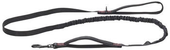Beeztees Hundeleine Parinca Premium elastisch schwarz, 180 cm / 20 mm