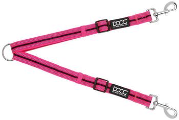 Doog Koppel Lady pink/grau