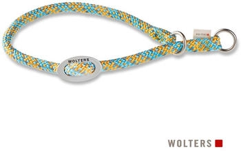 Wolters Schlupfhalsband Everest reflektierend türkis/gelb, Größe: 50 cm